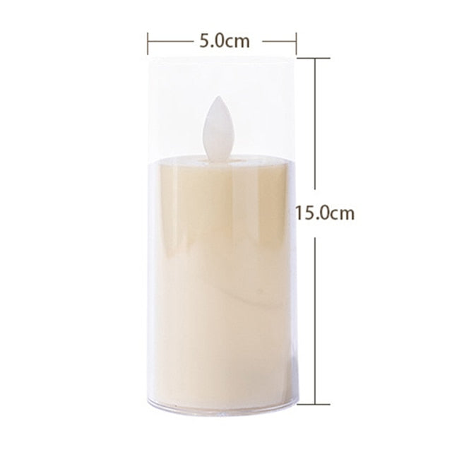 Flickering Flameless Candles -Battery Operated LED Tealights - for Weddings, Parties, and Holidays"