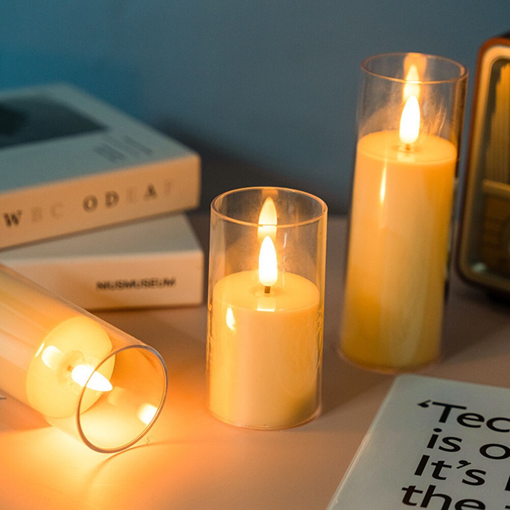 Flickering Flameless Candles -Battery Operated LED Tealights - for Weddings, Parties, and Holidays"