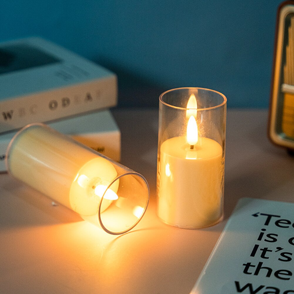 Flickering Flameless Candles -Battery Operated LED Tealights - for Weddings, Parties, and Holidays"