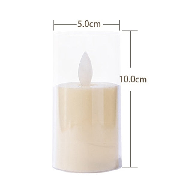 Flickering Flameless Candles -Battery Operated LED Tealights - for Weddings, Parties, and Holidays"