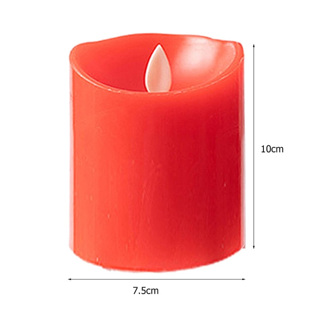 Flickering Flameless Candles -Battery Operated LED Tealights -  for Weddings, Parties, and Holidays"