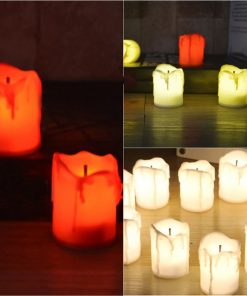 12Pcs Best Flameless Battery Candles - Cool Tealight Candles/