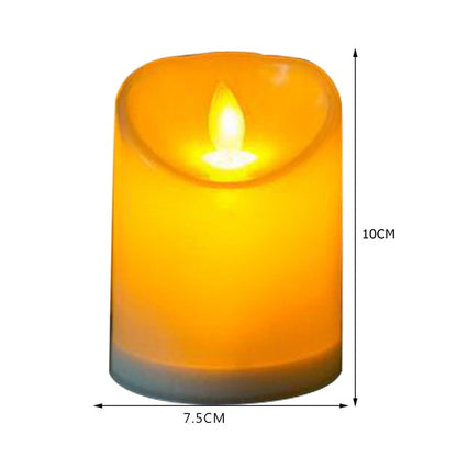 Flickering Flameless Candles -Battery Operated LED Tealights -  for Weddings, Parties, and Holidays"