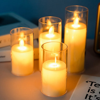 Flickering Flameless Candles -Battery Operated LED Tealights -  for Weddings, Parties, and Holidays"