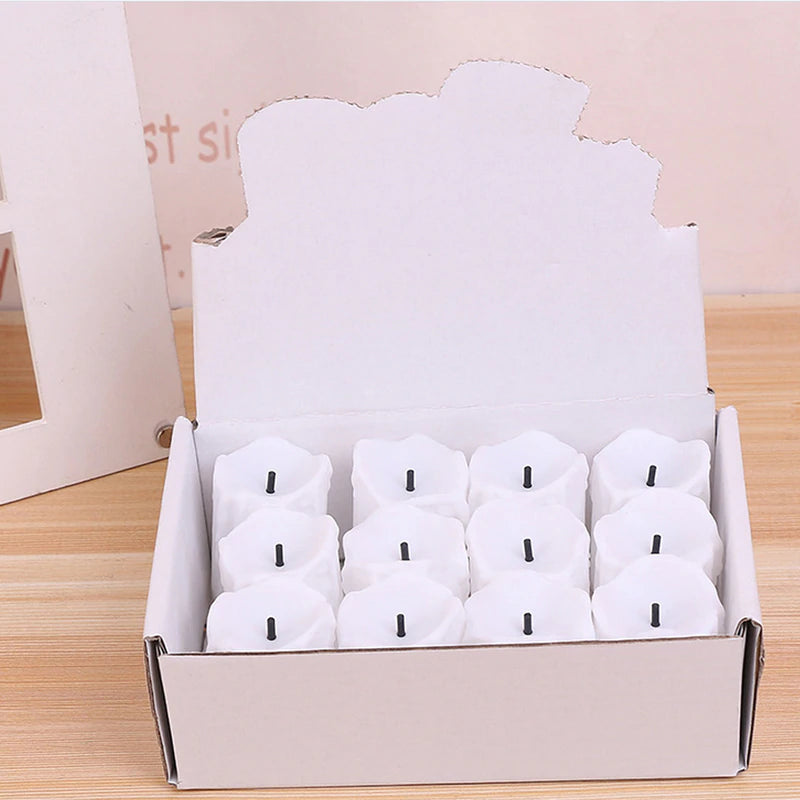 12Pcs Best Flameless Battery Candles - Cool Tealight Candles/